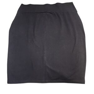 Vintage Miss Tina Xl Fitted Pencil Skirt Black Stretch